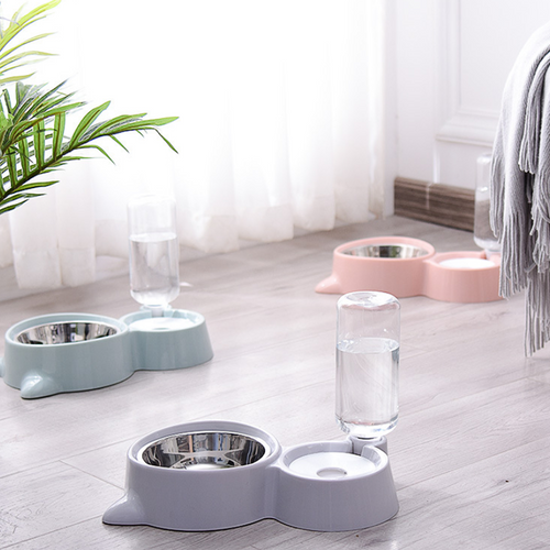2-in-1 Cat Bowl And Water Dispenser
