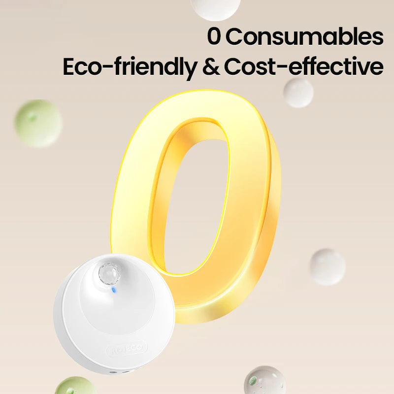 ROJECO Smart Cat Odor Purifier 4000mAh Cat Odor Deodoriser For Cat Litter Box Automatic Pet Toilet Smell Deodorant Purifier