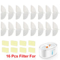 ROJECO Water Fountain Filter Only For Double Cat Water Foutain Replaceable Filters For Cats Drinkers Pet Water Purifier Filters